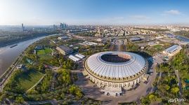 Panorama of Luzhniki Stadium, Moscow
