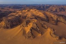 Sahara Desert from above