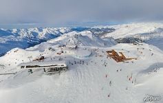 Val Thorens is the highest resort in Europe