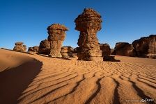 Stone Pillars in the Sahara
