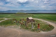 Cemetery at Lake Sevan