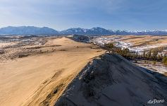 Above sand dune