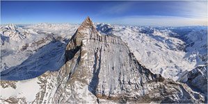 Switzerland, Western slope of the Matterhorn