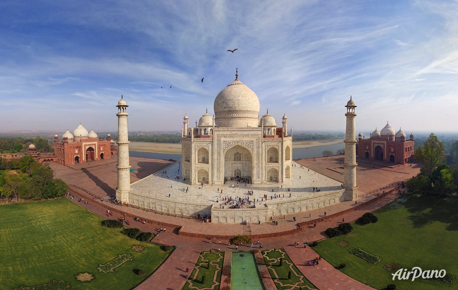 平山郁夫、Tha Taj Mahal Seen from Agra 平山郁夫、Tha Taj