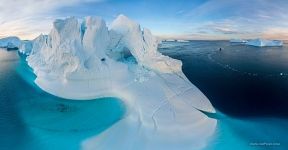 Iceberg with arch, Greenland