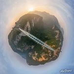 Zhangjiajie Glass Bridge. Planet