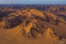Sahara Desert from above Sahara Desert from above