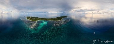 Desroches. The biggest island of Amirante Islands