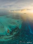 Cosmoledo Atoll at sunset Cosmoledo Atoll at sunset