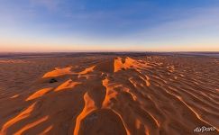 Erg Chebbi desert near Merzouga at sunset