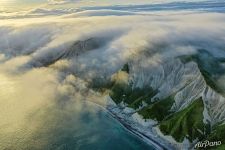 White cliffs from above White cliffs from above