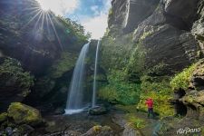 Parusny (Sailing) Waterfall Parusny (Sailing) Waterfall