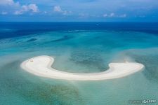 White sand of Maldives