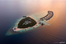Maldives at sunset