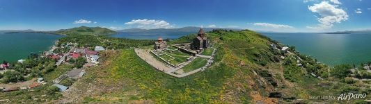 Panorama of Sevanavank monastery